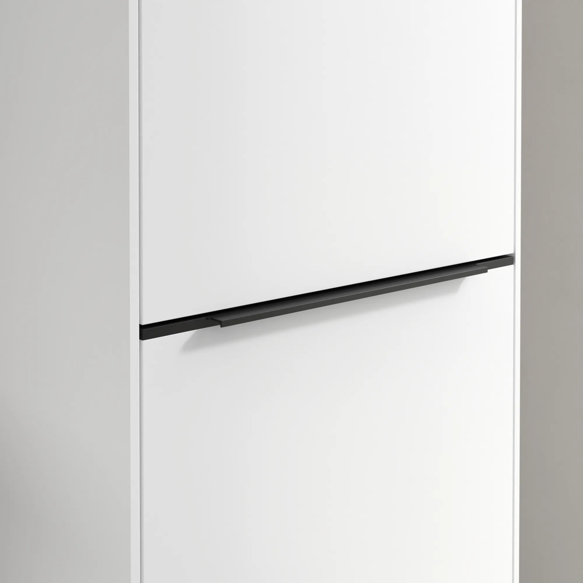 Villeroy & Boch Hochschrank mit Wäschekorb-Klappe „Subway 3.0“ 45 × 171 × 36,2 × 36,2 cm 1 Tür, 1 Wäscheklappe, 1 × fixer Fachboden, Anschlag: rechts, 2 × Glasfachboden, 1 Tür, Anschlag rechts
