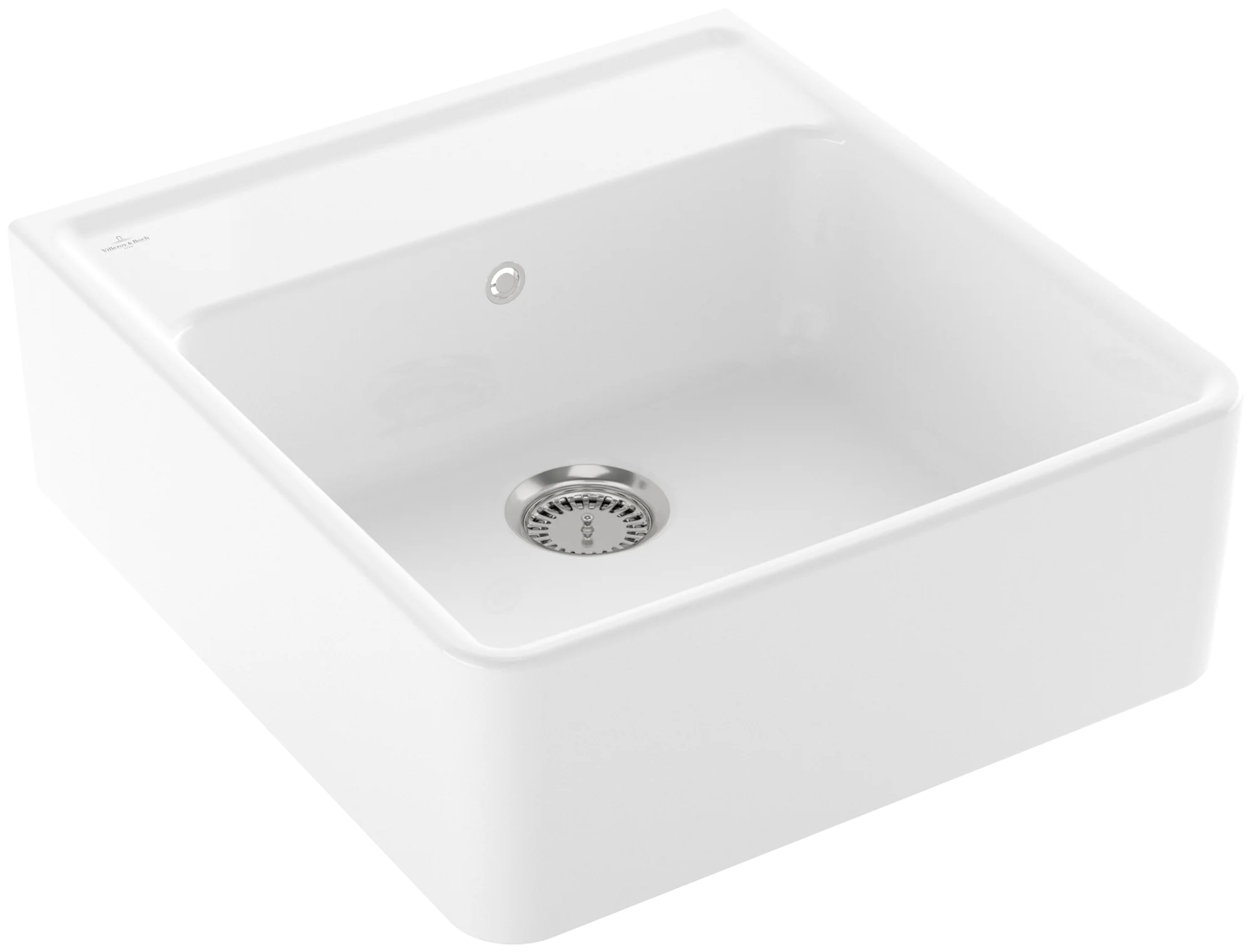 Villeroy & Boch Spülstein Einzelbecken 632061, 595 x 630 mm, Weiß Alpin CeramicPlus Villeroy & Boch Spülstein Einzelbecken 632061, 595 x 630 mm, Weiß Alpin CeramicPlus