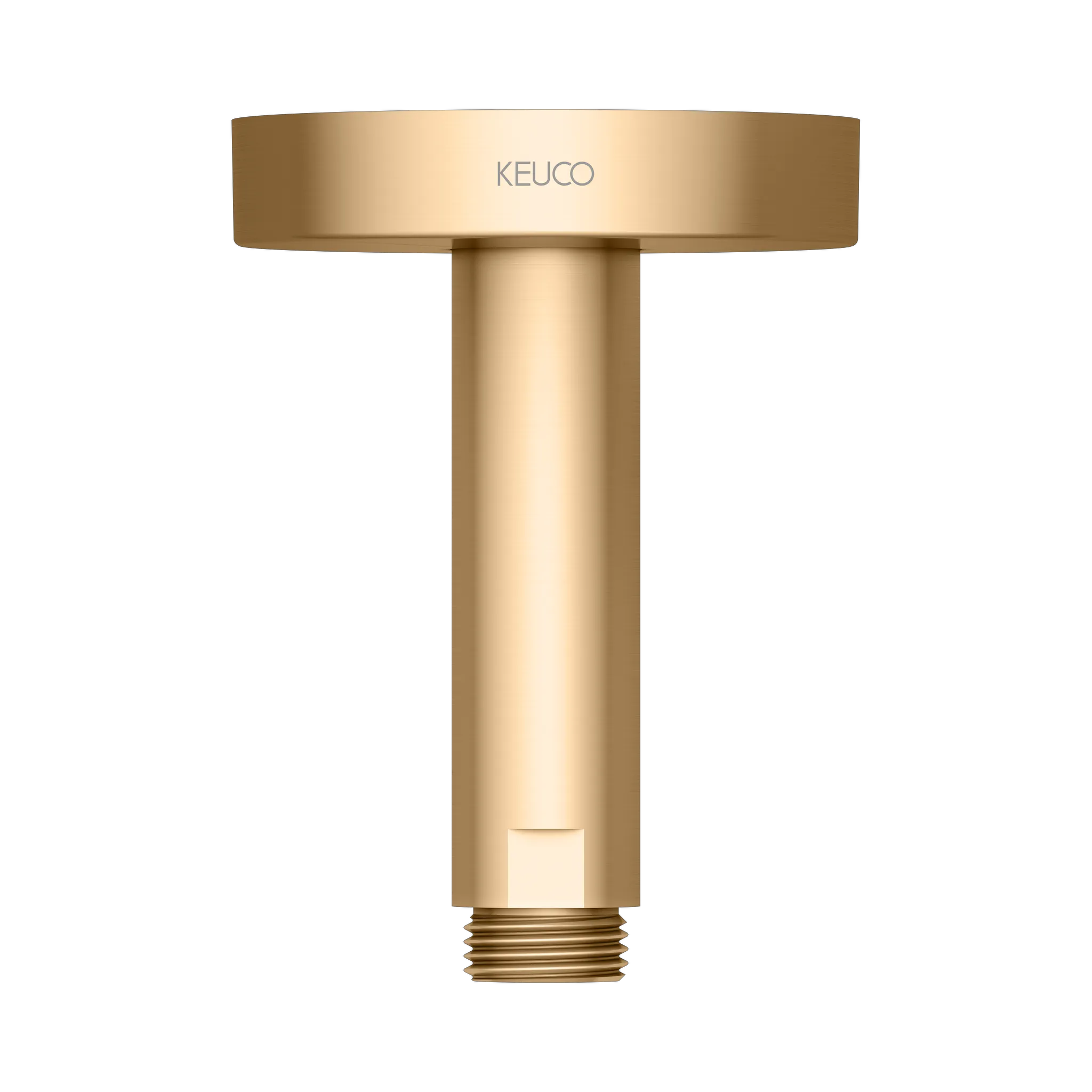 Brausen und Brausezubehör Brausearm Deckenanschluss 100 mm Messing gebürstet rund Brausen und Brausezubehör Brausearm Deckenanschluss 100 mm Messing gebürstet rund