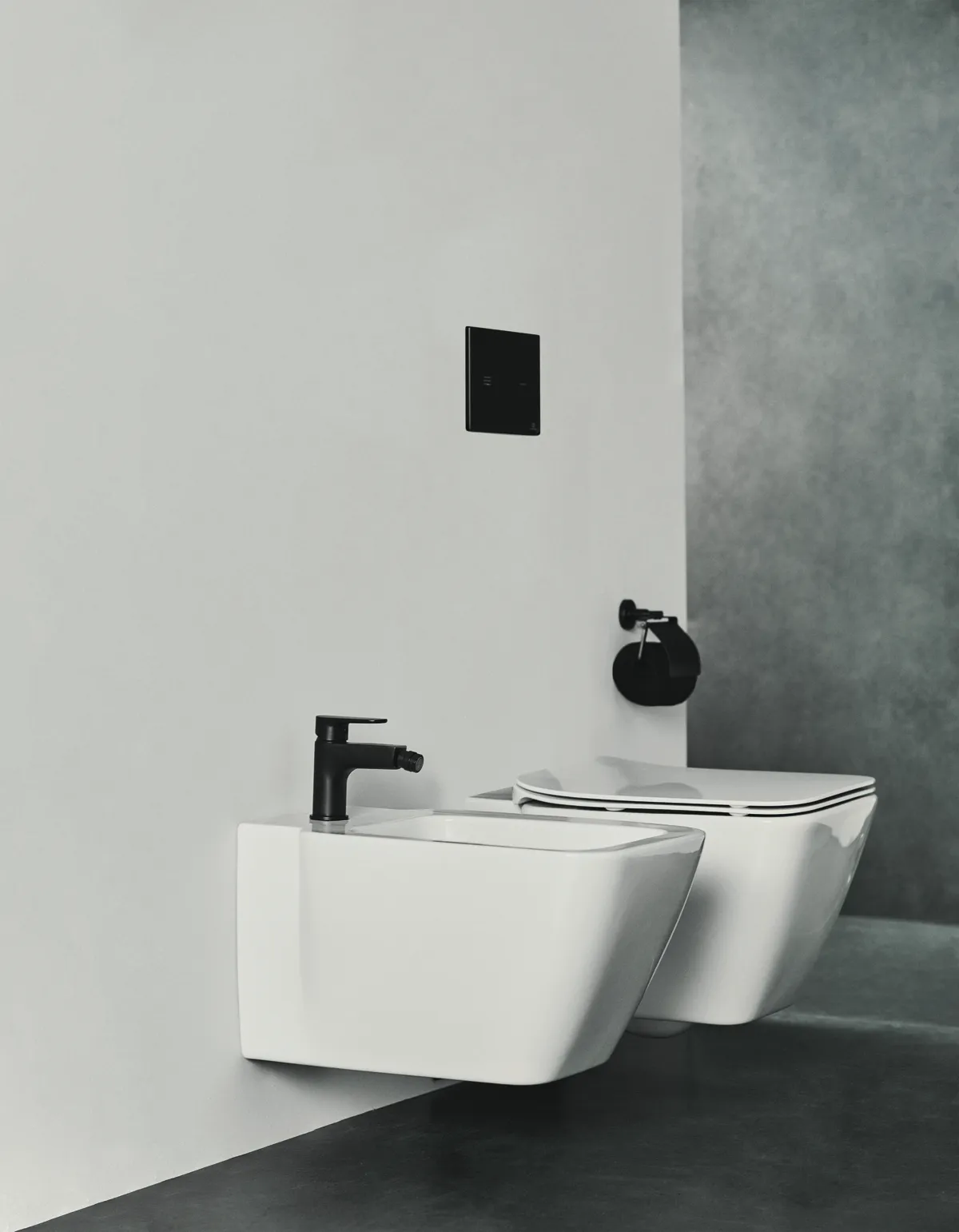 Betätigungsplatte M2 Oleas, mechanische Auslösung, Schwarz Betätigungsplatte M2 Oleas, mechanische Auslösung, Schwarz