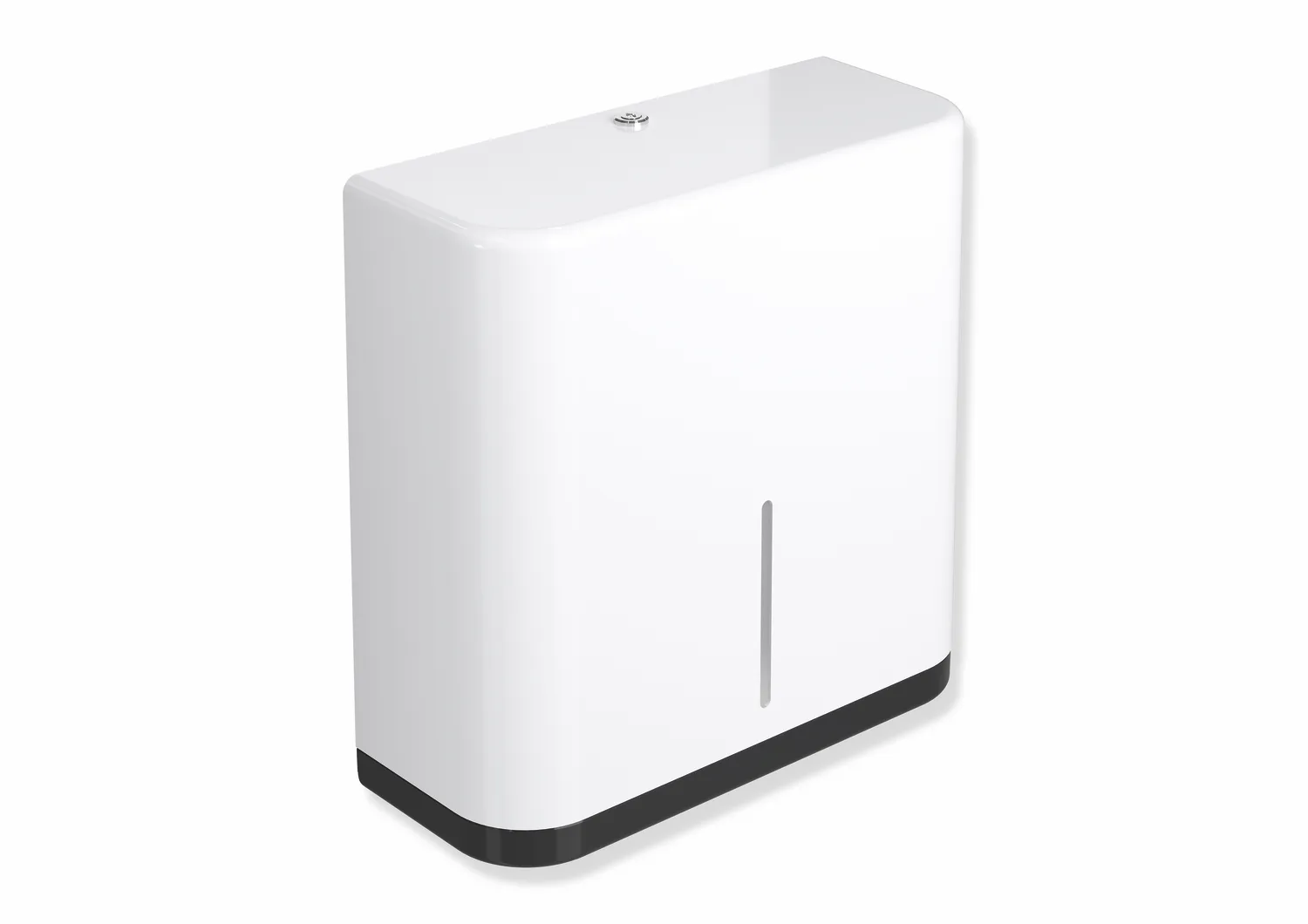 WC-Großrollenhalter Korpus Fb 98, Rahmen signalweiß WC-Großrollenhalter Korpus Fb 98, Rahmen signalweiß