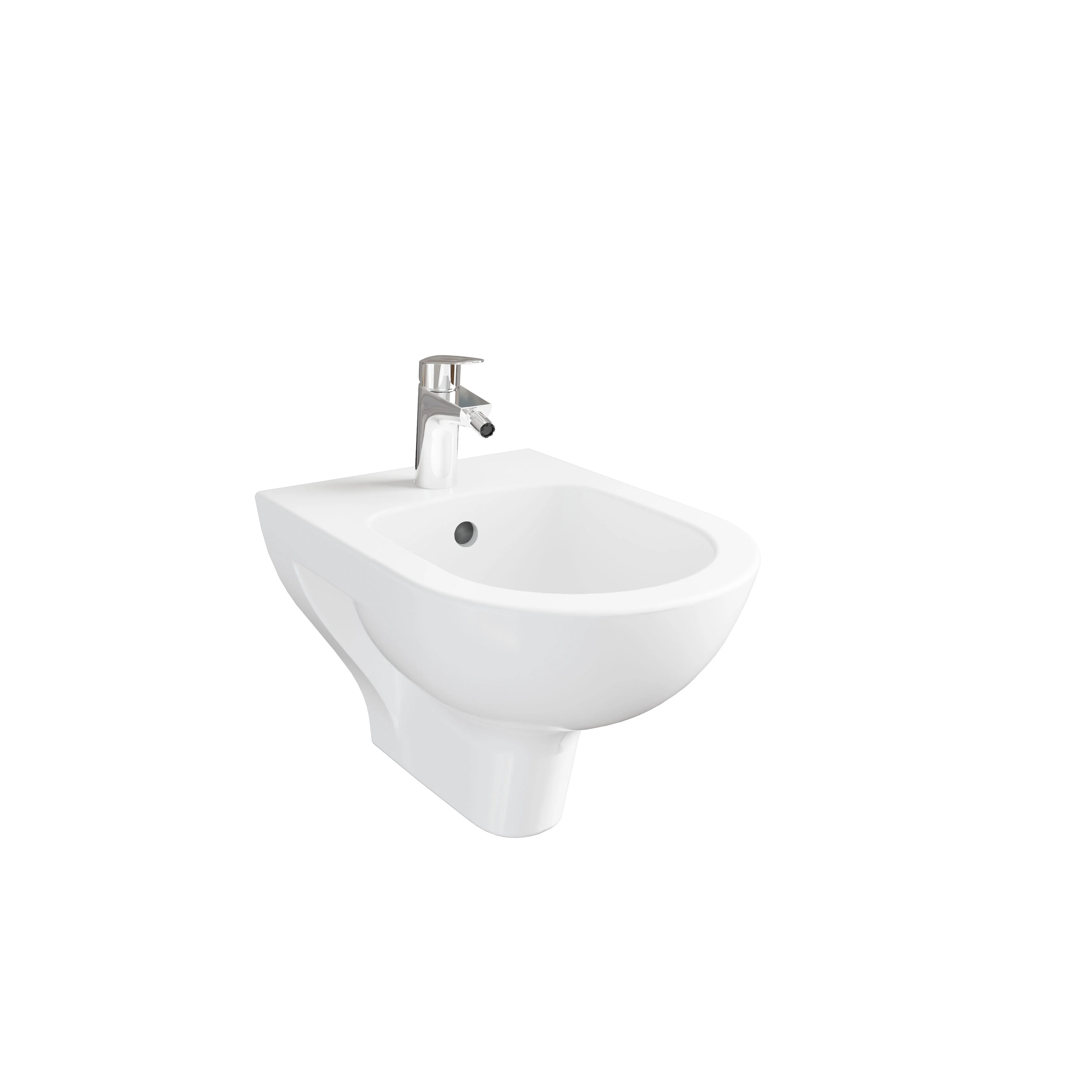 New S20 Round Wand-Bidet 36 x 52 cm (BxT) Weiß Hochglanz New S20 Round Wand-Bidet 36 x 52 cm (BxT) Weiß Hochglanz
