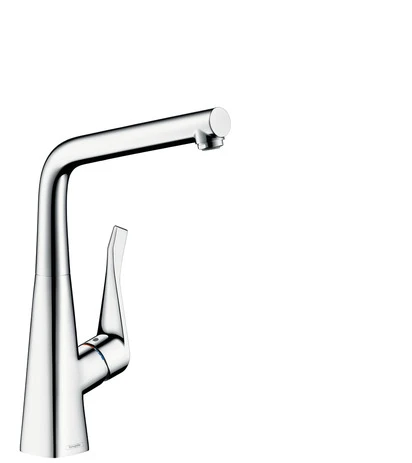 Spültischmischer 320 Metris M71 Vorfenster 1jet chrom