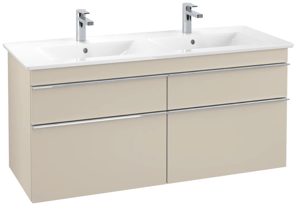 Villeroy & Boch Venticello Waschbeckenunterschrank A93001, 1253x590x502mm, Eckig, Cashmere Grey