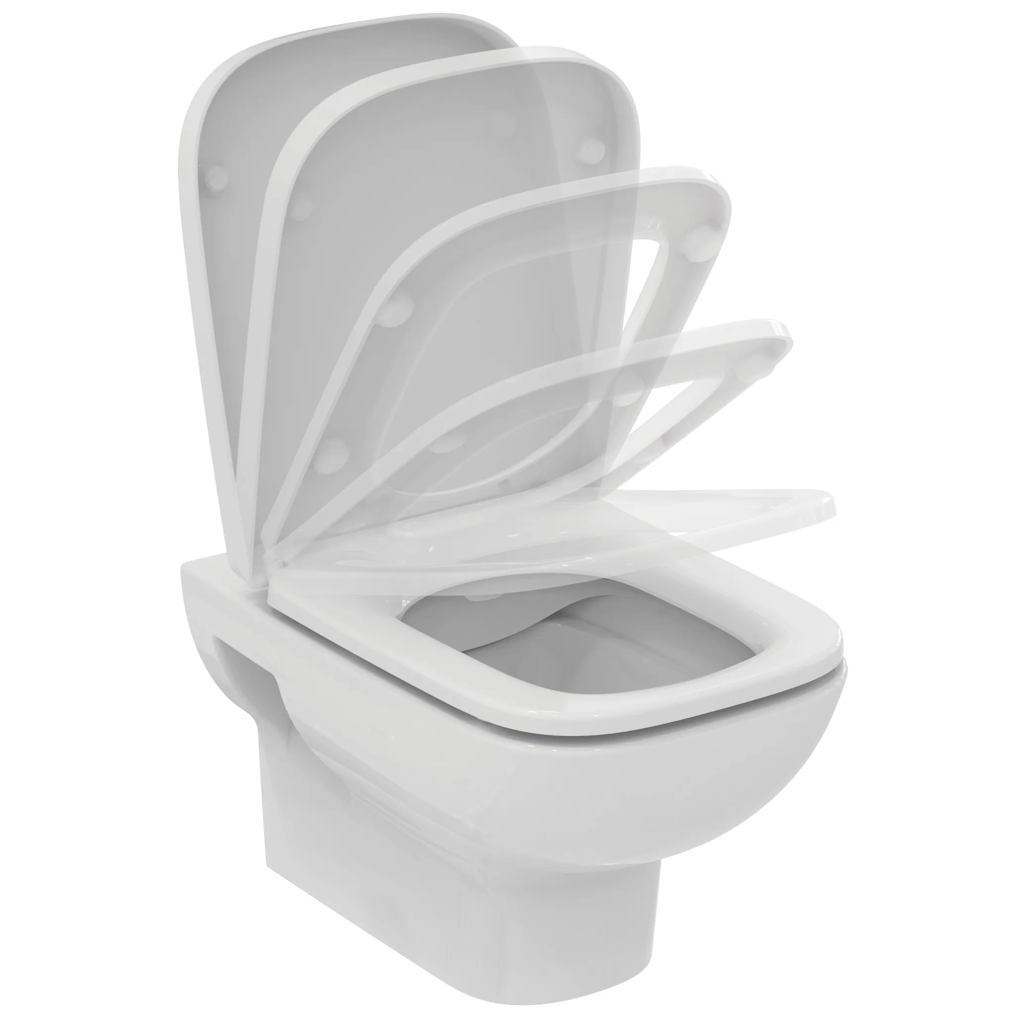 WC-Paket i.life A Randlos mit WC-Sitz Softclose Weiß