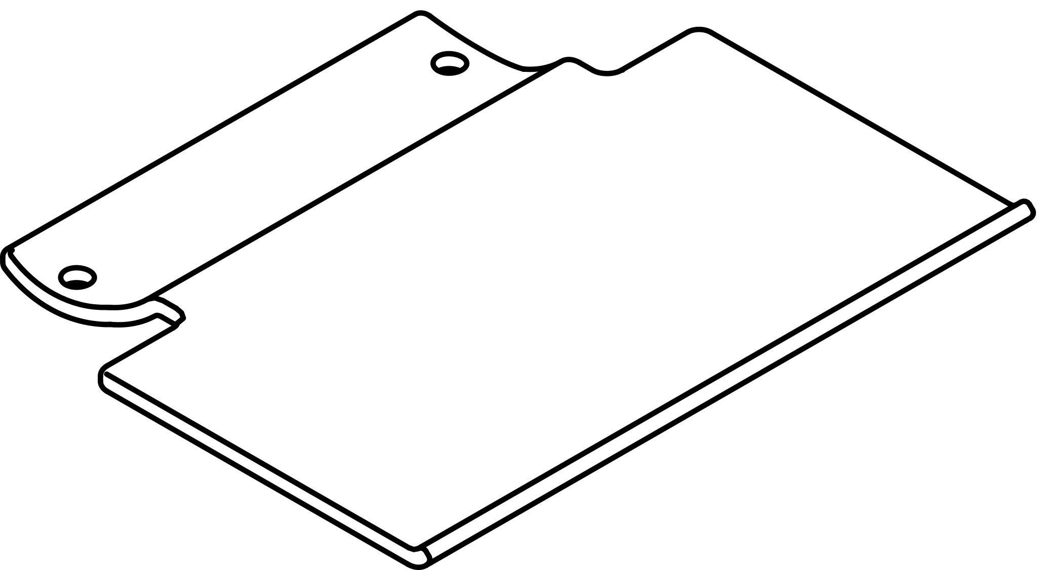 HEWI Ablage „Serie 802 LifeSystem“ 12,2 × 1,6 × 12,2 cm