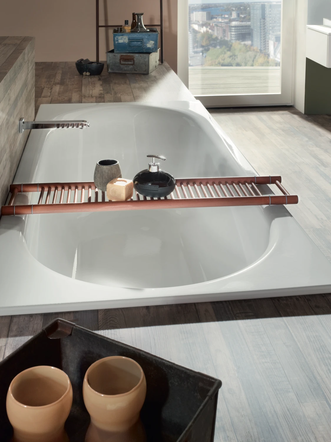 Bette Badewanne „BetteComodo“ rechteck 170 × 80 cm in Dust Bette Badewanne „BetteComodo“ rechteck 170 × 80 cm in Dust