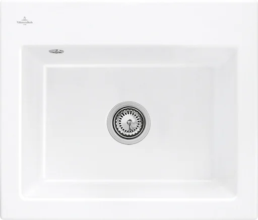 Villeroy & Boch Subway 60 S Einbauspüle 600x510mm Weiß Alpin CeramicPlus Villeroy & Boch Subway 60 S Einbauspüle 600x510mm Weiß Alpin CeramicPlus