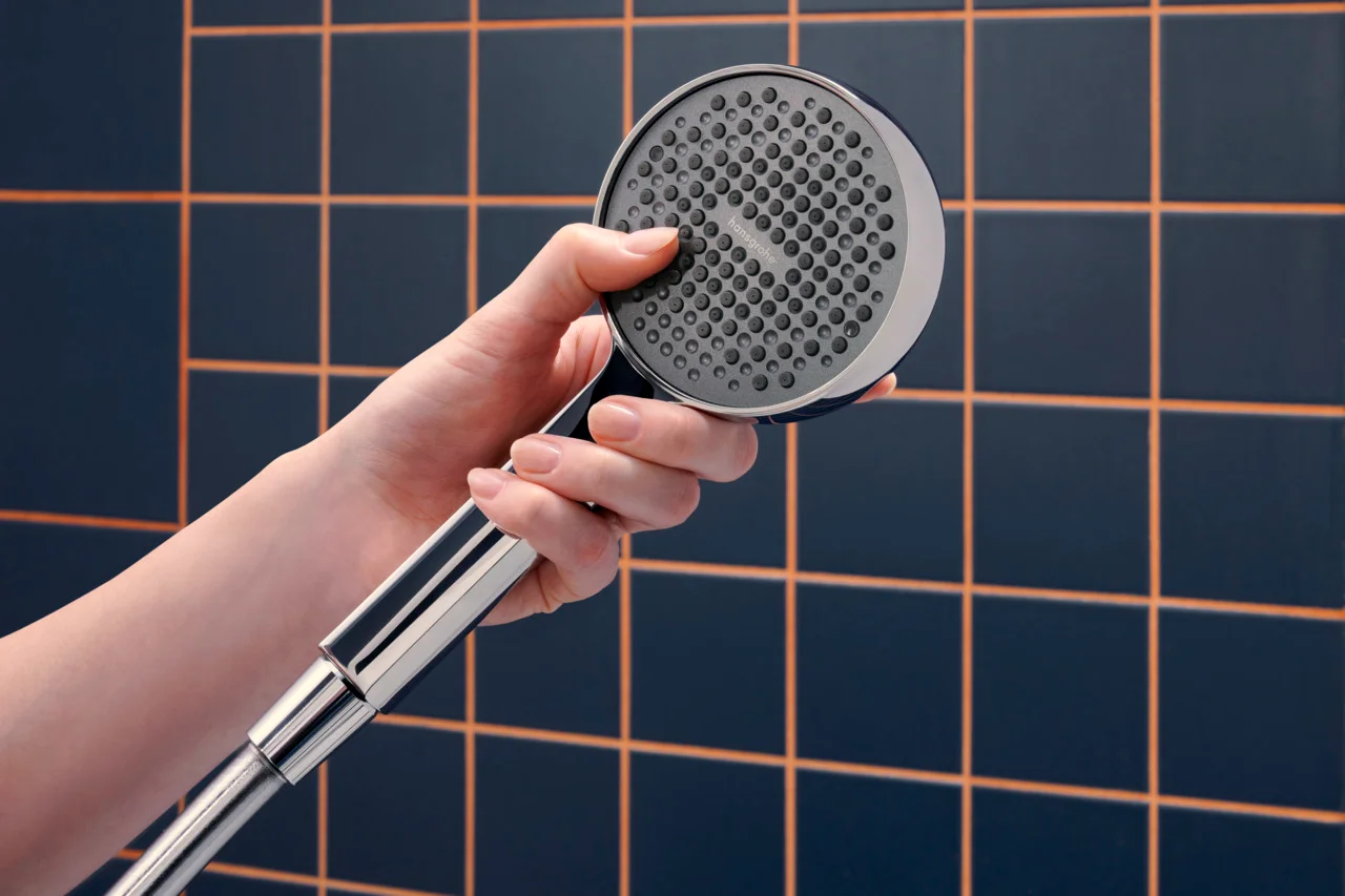 Hansgrohe Activera S Handbrause EcoSmart+ Chrom, 95 mm Brausekopfgröße, Rain-Strahlart, 6 l/min Durchfluss Hansgrohe Activera S Handbrause EcoSmart+ Chrom, 95 mm Brausekopfgröße, Rain-Strahlart, 6 l/min Durchfluss