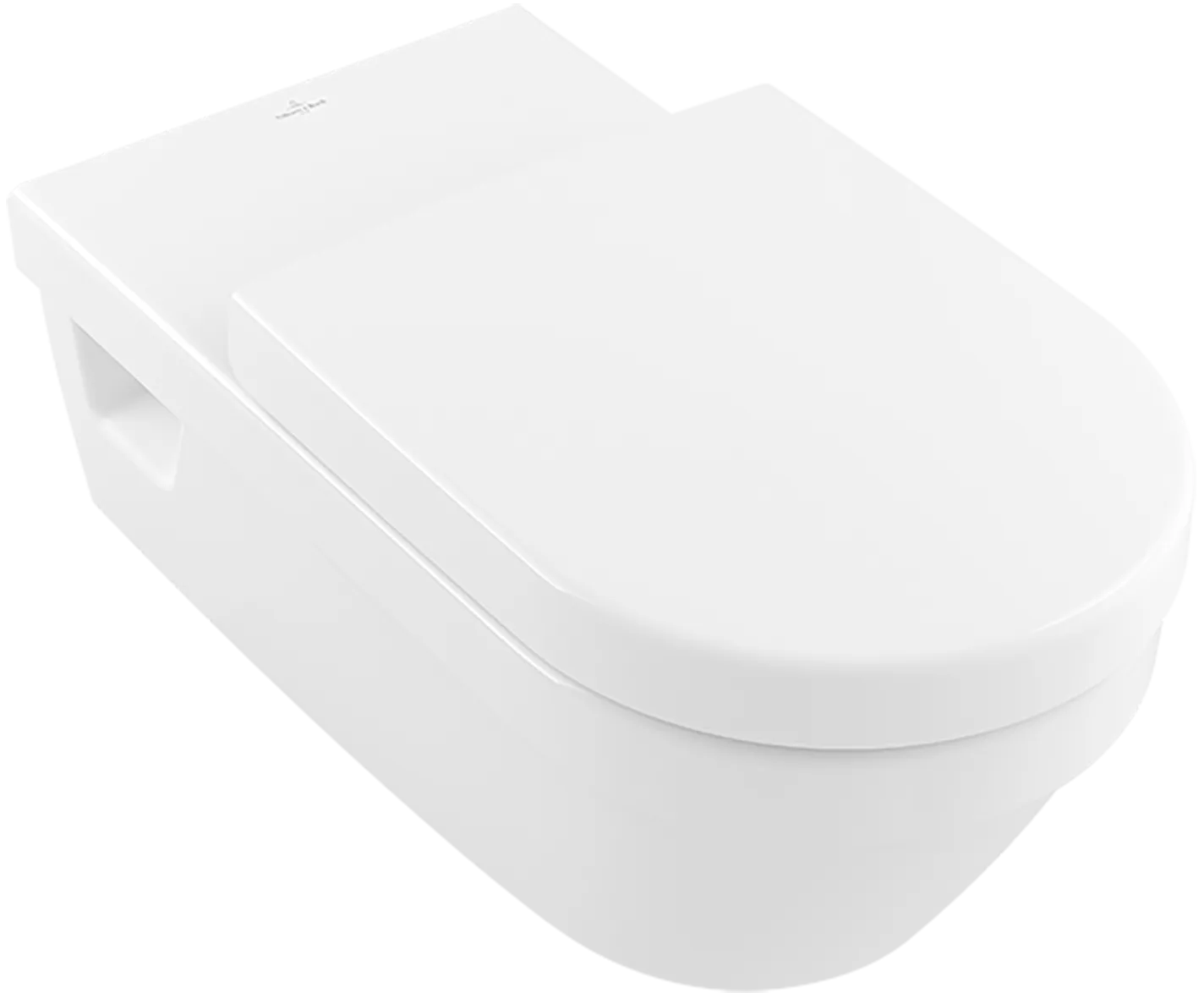 Wand-Tiefspül-WC DirectFlush „ViCare“ 37 × 32,5 × 70 cm in Weiß Alpin, ohne Spülrand Wand-Tiefspül-WC DirectFlush „ViCare“ 37 × 32,5 × 70 cm in Weiß Alpin, ohne Spülrand