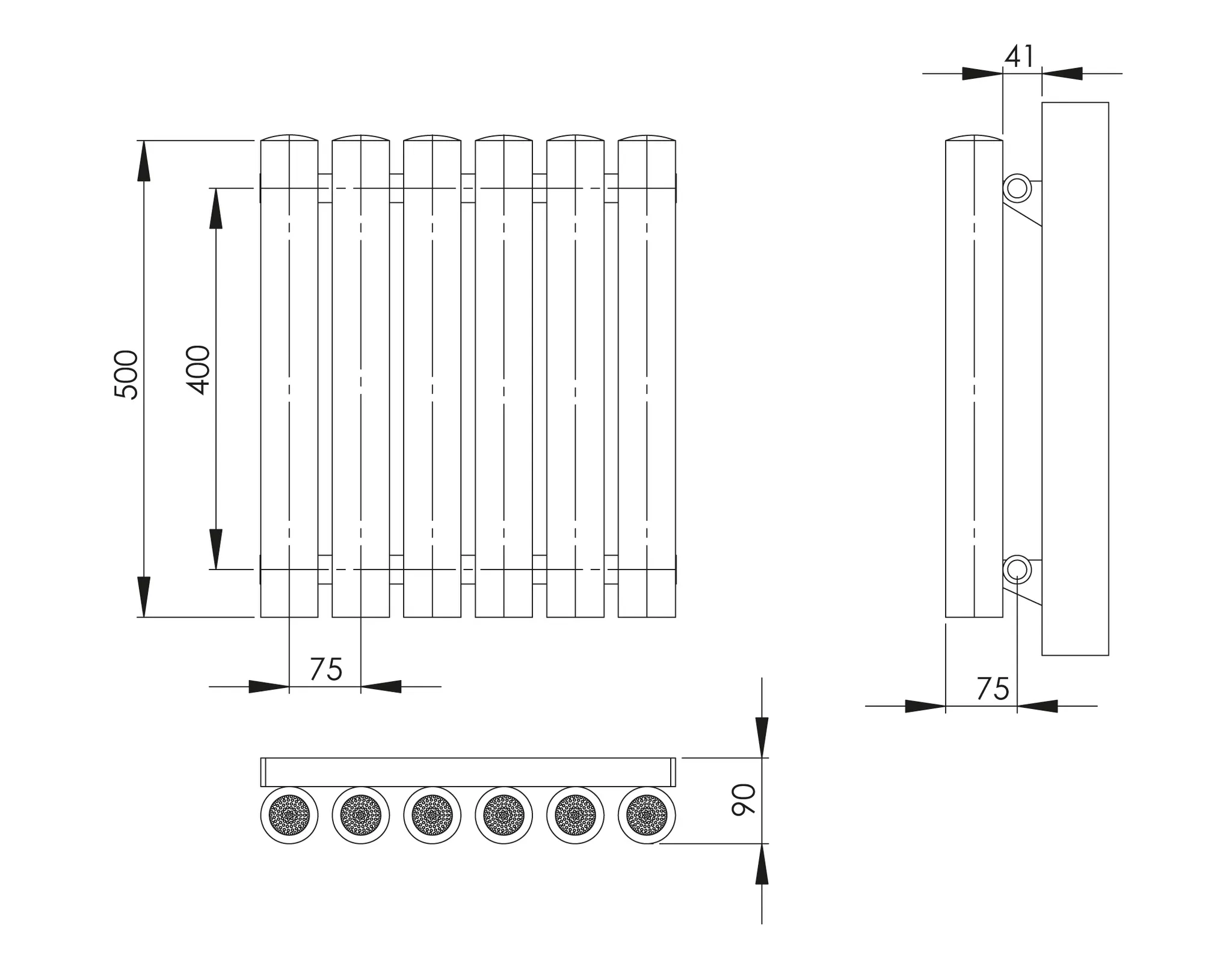 ASW Hygieneheizkörper einreihig „Climaster“ C1E 118,5 × 50 cm ASW Hygieneheizkörper einreihig „Climaster“ C1E 118,5 × 50 cm
