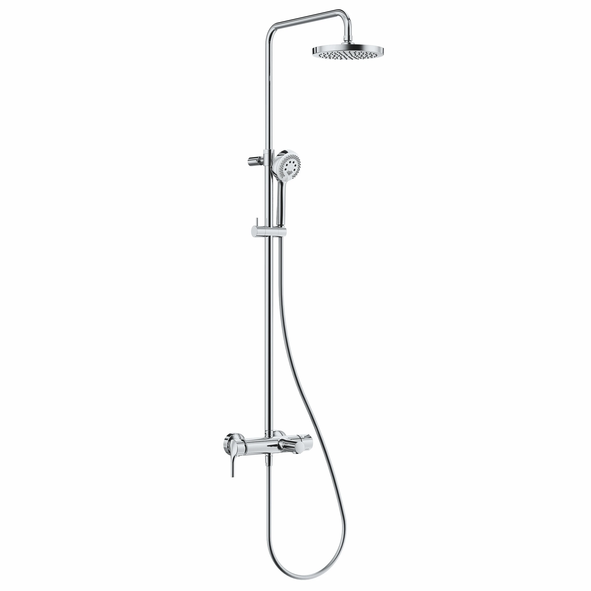 LOGO EHM Dual Shower System mit Wanneneinlauf chrom