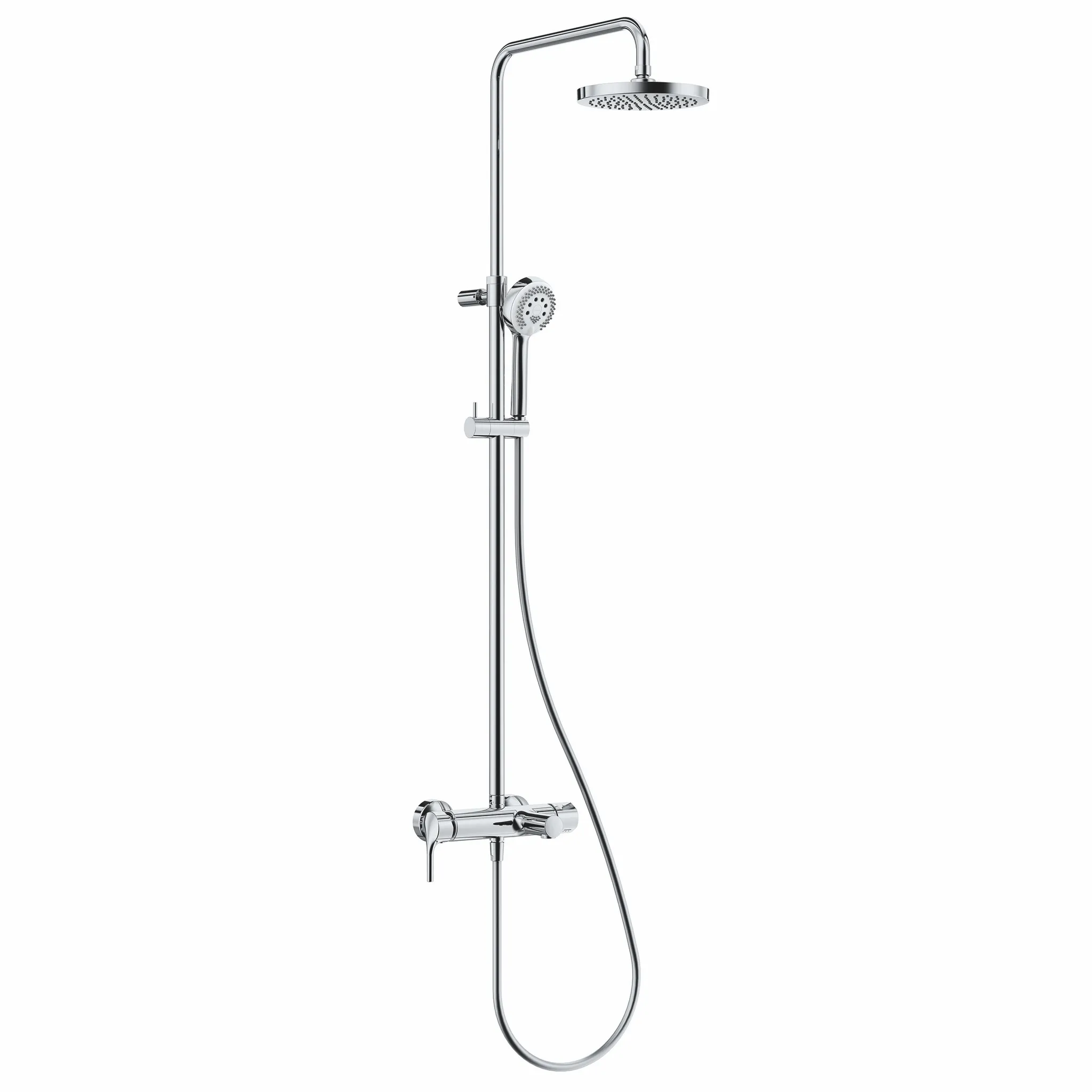 LOGO EHM Dual Shower System mit Wanneneinlauf chrom LOGO EHM Dual Shower System mit Wanneneinlauf chrom