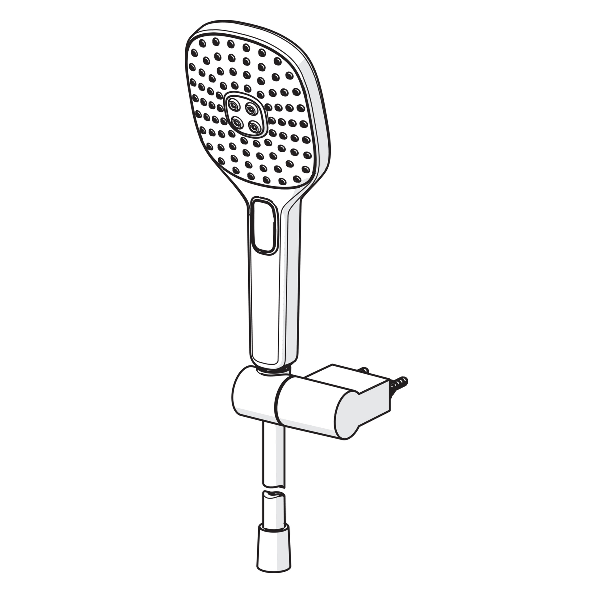 Handbrause „Activejet Style“ in Chrom Handbrause „Activejet Style“ in Chrom