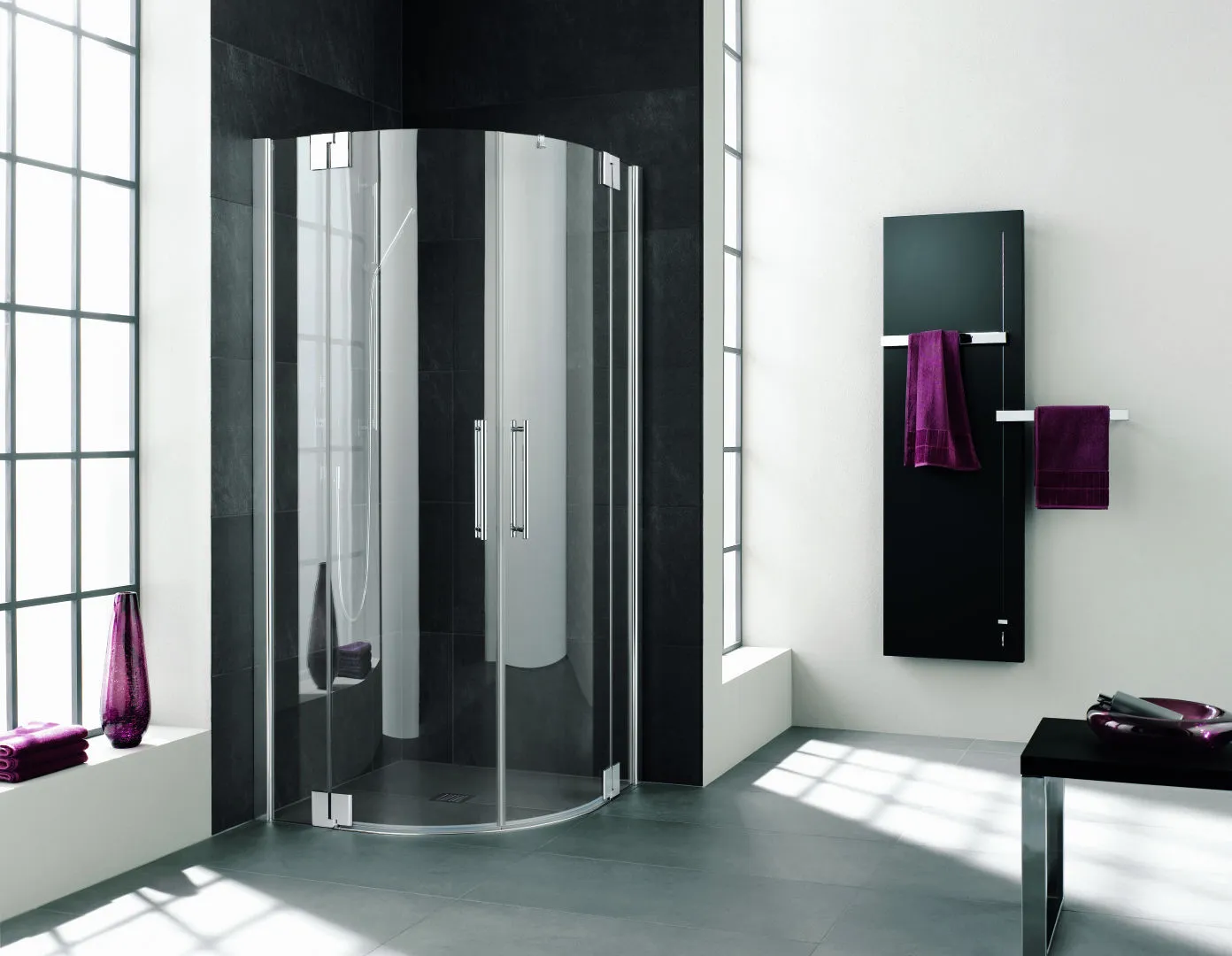 PASA XP PXP55 Viertelkreis-Duschkabine (Pendeltüren mit Festfeldern), Höhe 2000 mm, Wanneneinbaumaß 880-910 mm, Breitenverstellmaß 870-900 mm, Glasaußenkante 855-885 mm, Farbe Silber Mattglanz, Glas ESG Klar PASA XP PXP55 Viertelkreis-Duschkabine (Pendeltüren mit Festfeldern), Höhe 2000 mm, Wanneneinbaumaß 880-910 mm, Breitenverstellmaß 870-900 mm, Glasaußenkante 855-885 mm, Farbe Silber Mattglanz, Glas ESG Klar