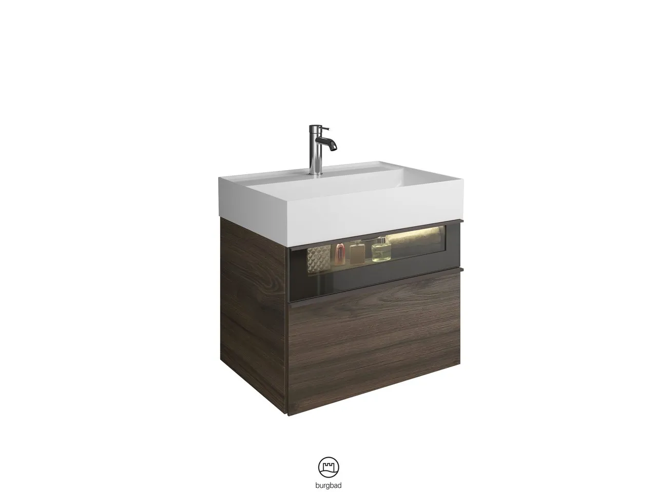 burgbad Badmöbelset „Yumo“ in Eiche Dekor Cashmere burgbad Badmöbelset „Yumo“ in Eiche Dekor Cashmere