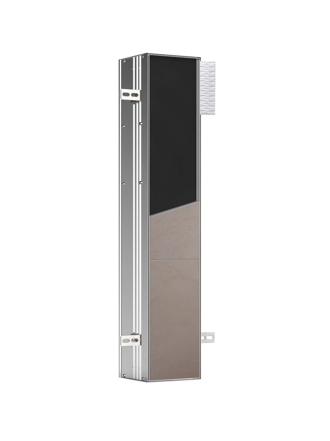 emco WC-Modul „asis module plus“, Anschlag links 15,4 × 80,3 × 15 cm emco WC-Modul „asis module plus“, Anschlag links 15,4 × 80,3 × 15 cm