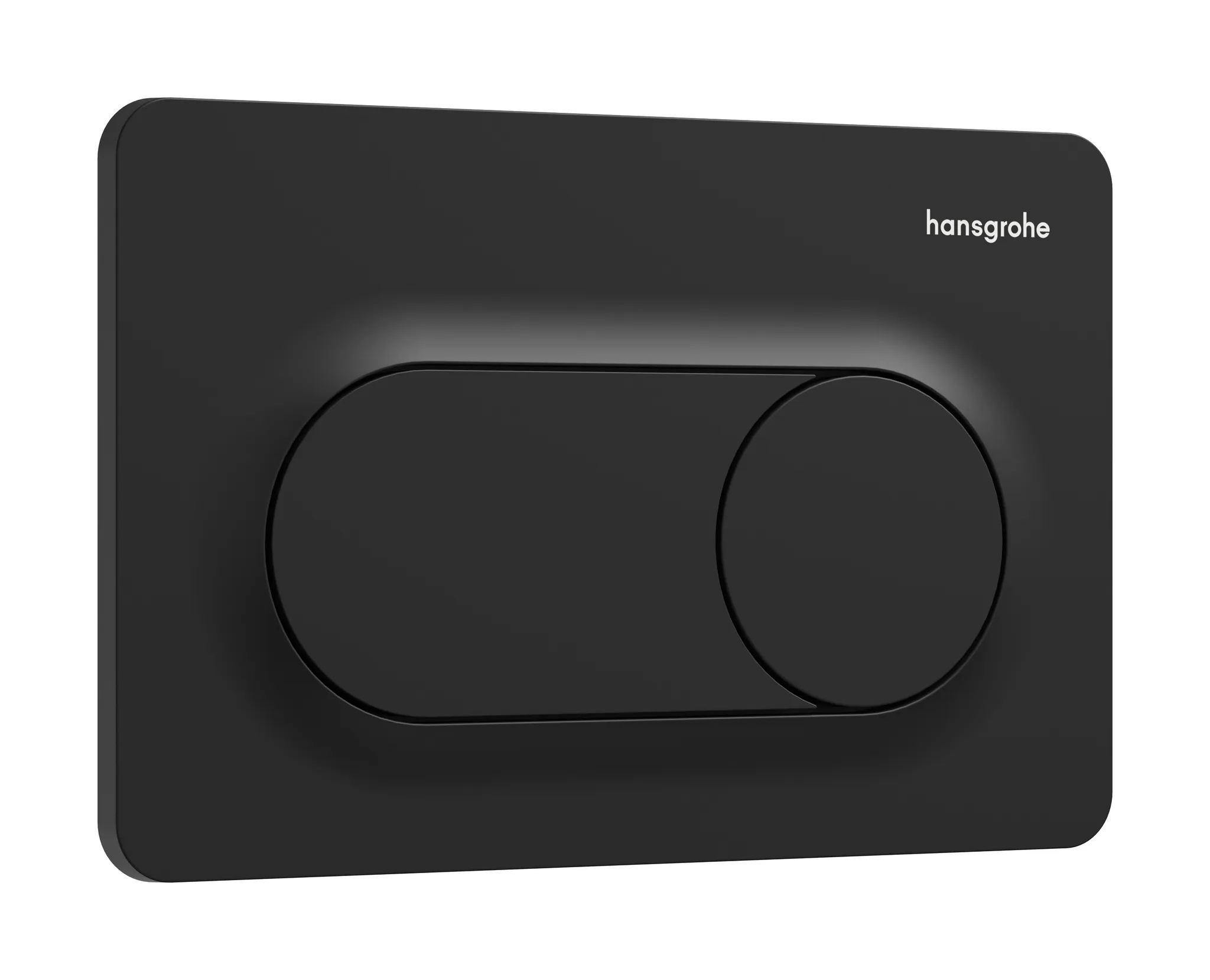 Hansgrohe iFrame Original S Betätigungsplatte für 2-Mengen-Spülung, Mattschwarz Hansgrohe iFrame Original S Betätigungsplatte für 2-Mengen-Spülung, Mattschwarz