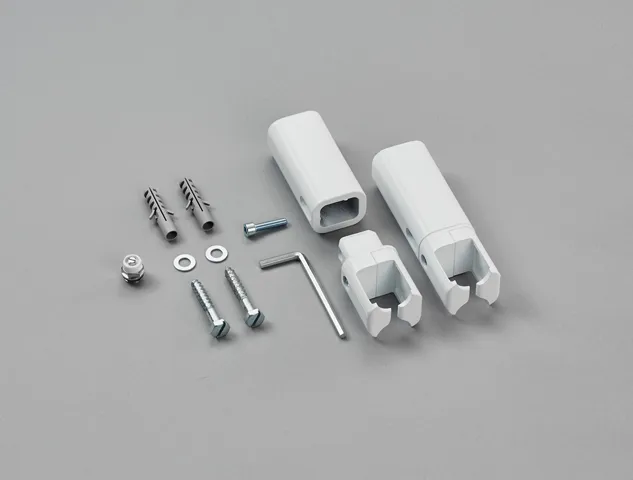 Raumteiler-Montageset für „Universal“ in weiß Raumteiler-Montageset für „Universal“ in weiß