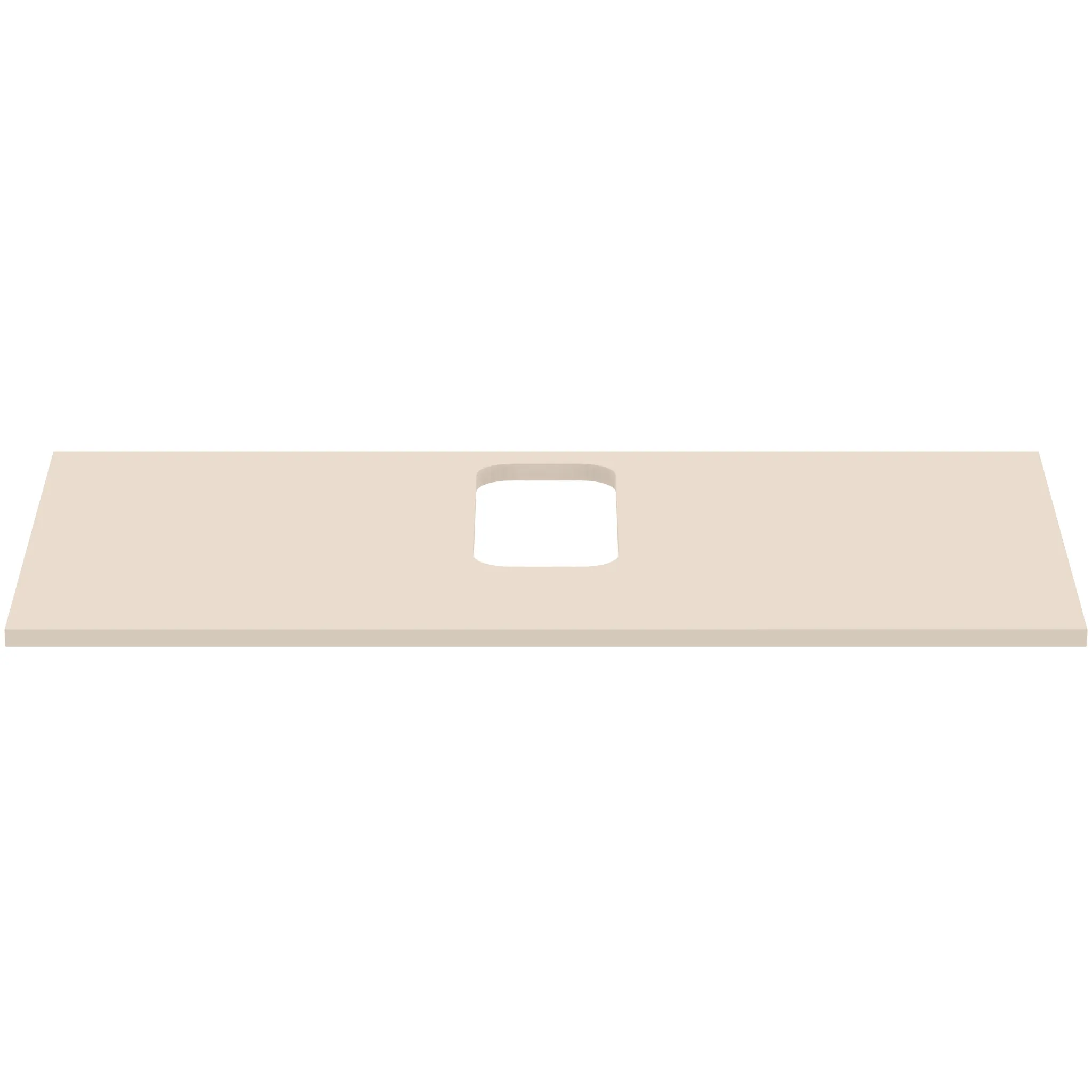 Waschtischplatte i.life B mittiger Ausschnitt für ein Wand-Waschtisch 1002x507x18mm Weiß matt Waschtischplatte i.life B mittiger Ausschnitt für ein Wand-Waschtisch 1002x507x18mm Weiß matt