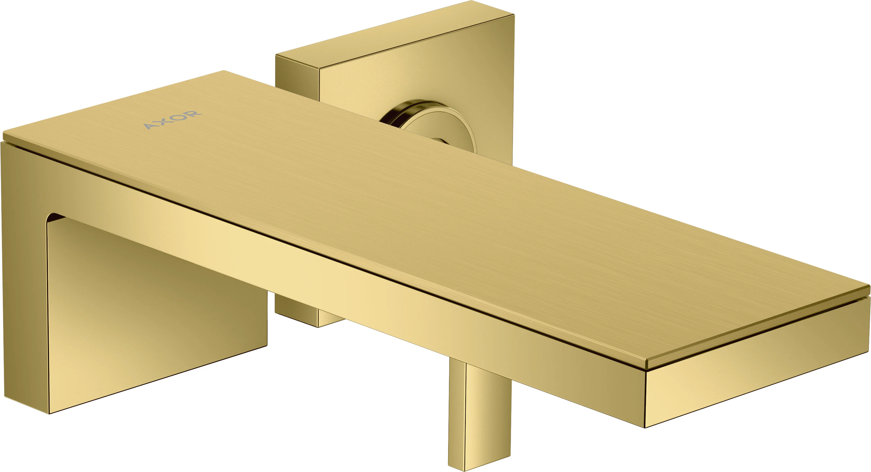 Hansgrohe AXOR MyEdition Platte 245 mm Metall Brushed Gold Optic abnehmbar