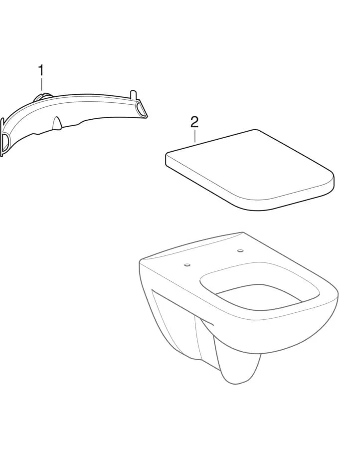 Wand-Tiefspül-WC „Renova Plan“ 36 × 54 cm in weiß alpin Wand-Tiefspül-WC „Renova Plan“ 36 × 54 cm in weiß alpin