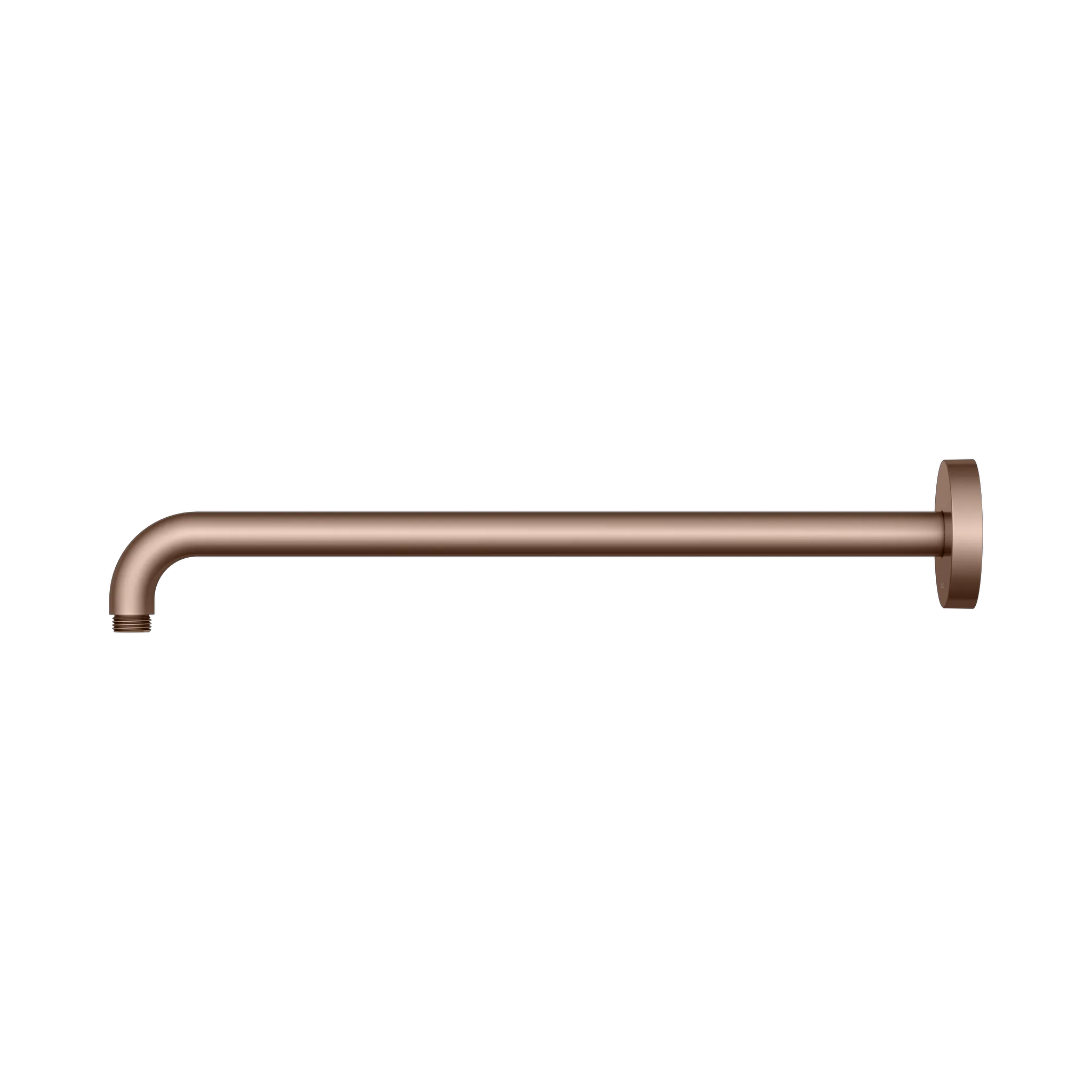 Brausen und Brausezubehör Brausearm Wandanschluss 450 mm Rotgold gebürstet