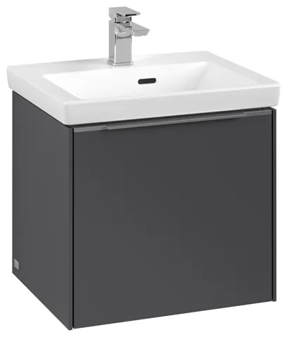 Villeroy & Boch Waschtischunterschrank „Subway 3.0“ für Schrankwaschtisch 47,3 × 42,9 × 40,8 × 40,8 cm 1 Auszug, Waschbecken mittig, mittig