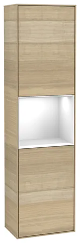 Villeroy & Boch Hochschrank „Finion“ 41,8 × 151,6 cm 2 Türen, Anschlag: rechts, inkl. Beleuchtung Anschlag rechts Villeroy & Boch Hochschrank „Finion“ 41,8 × 151,6 cm 2 Türen, Anschlag: rechts, inkl. Beleuchtung Anschlag rechts