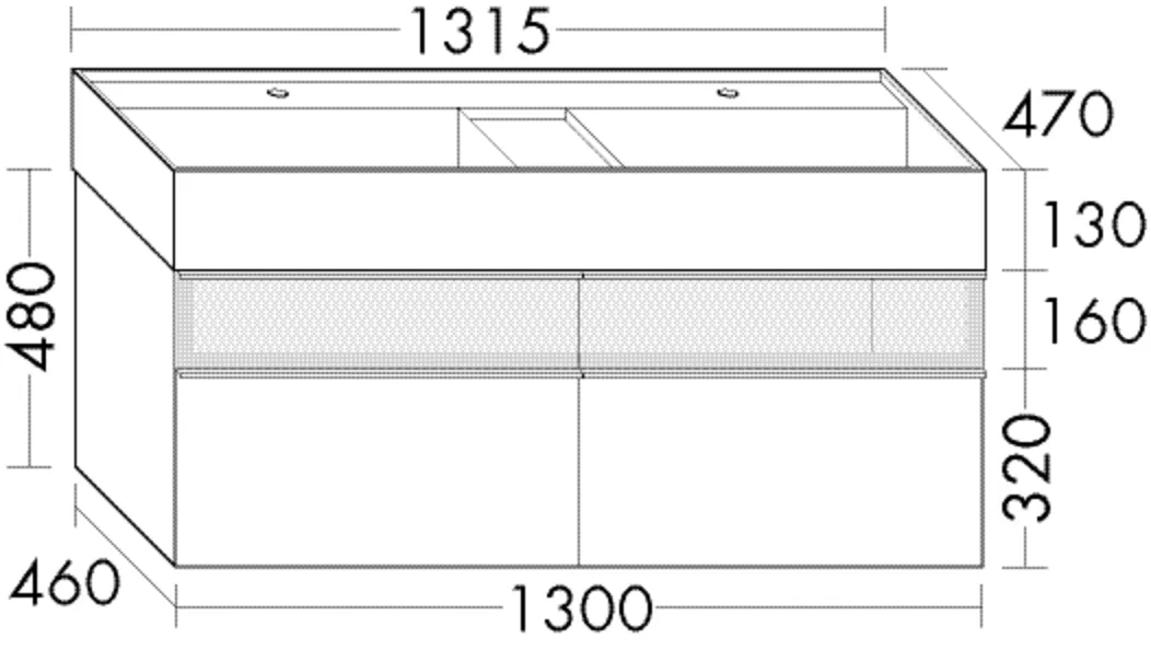 burgbad Badmöbelset „Yumo“ in Tectona Dekor Zimt burgbad Badmöbelset „Yumo“ in Tectona Dekor Zimt