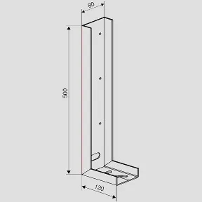 SANIT Stützfuß für freistehende Wände Trockenbausystem 996 SANIT Stützfuß für freistehende Wände Trockenbausystem 996
