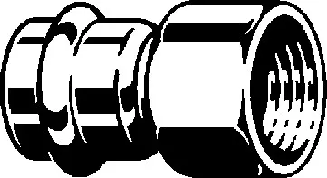 „Prestabo“ Fitting mit 2 Anschlüssen „Prestabo“ Fitting mit 2 Anschlüssen