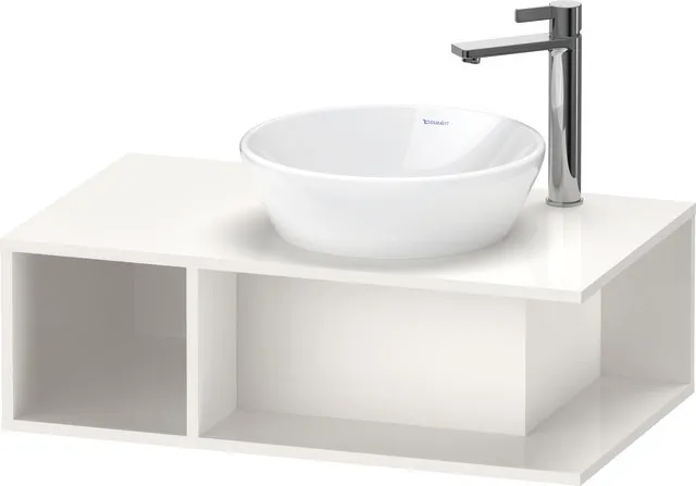 Duravit Waschtischunterschrank wandhängend „D-Neo“ 80 × 26 × 48 cm Weiß Hochglanz