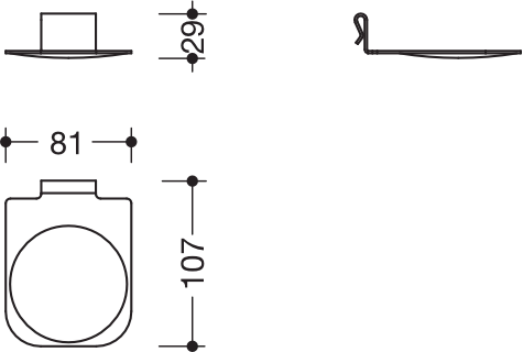 HEWI Tropfschale „System 900“