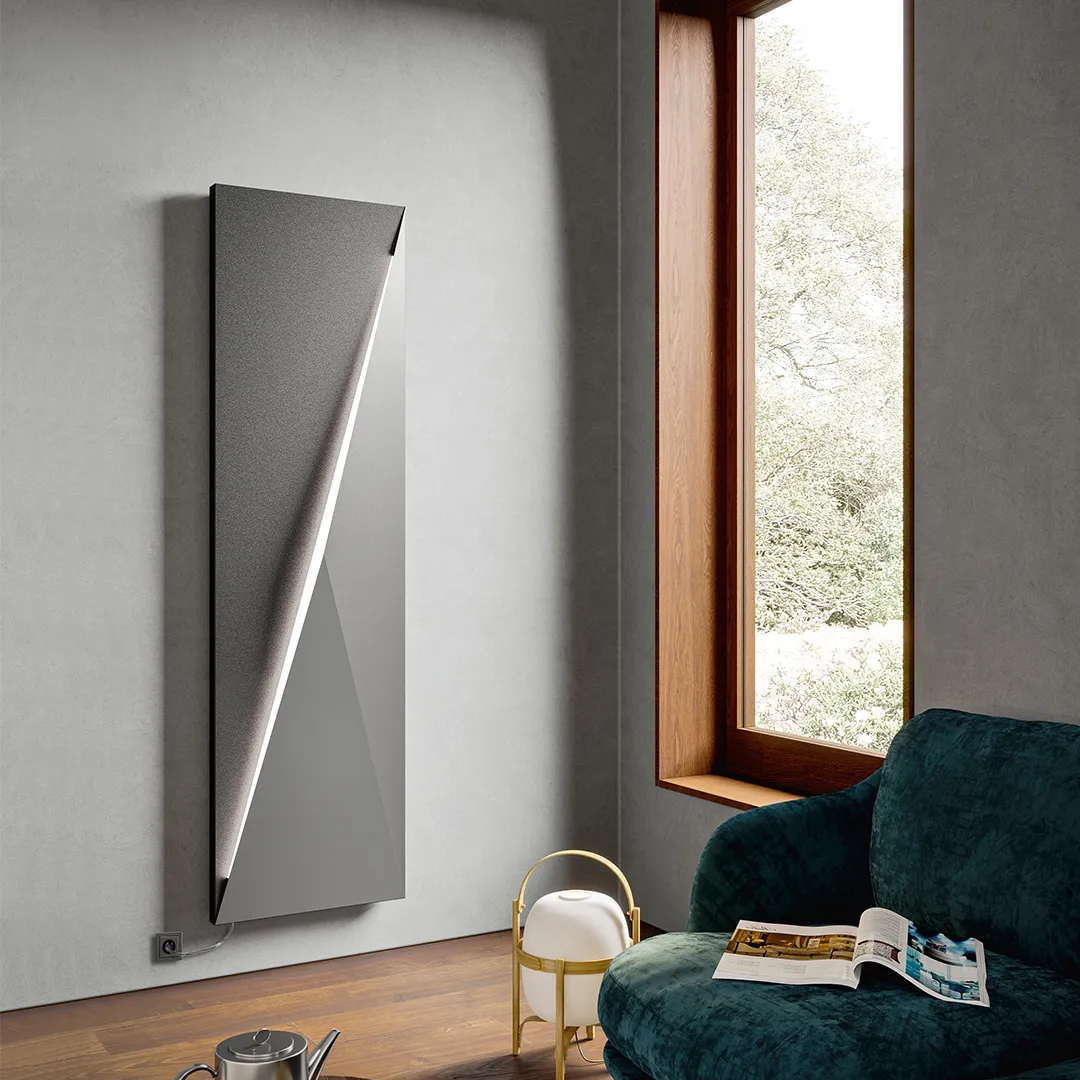 BEMM Designheizkörper Polygon NOW EK H1800x120x500, elektrisch, 750 W, Weiss 9016 BEMM Designheizkörper Polygon NOW EK H1800x120x500, elektrisch, 750 W, Weiss 9016