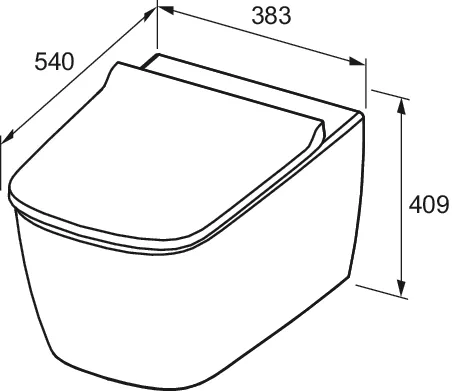 TECE Dusch-WC „neo“, Befestigung verdeckt, ohne Spülrand TECE Dusch-WC „neo“, Befestigung verdeckt, ohne Spülrand