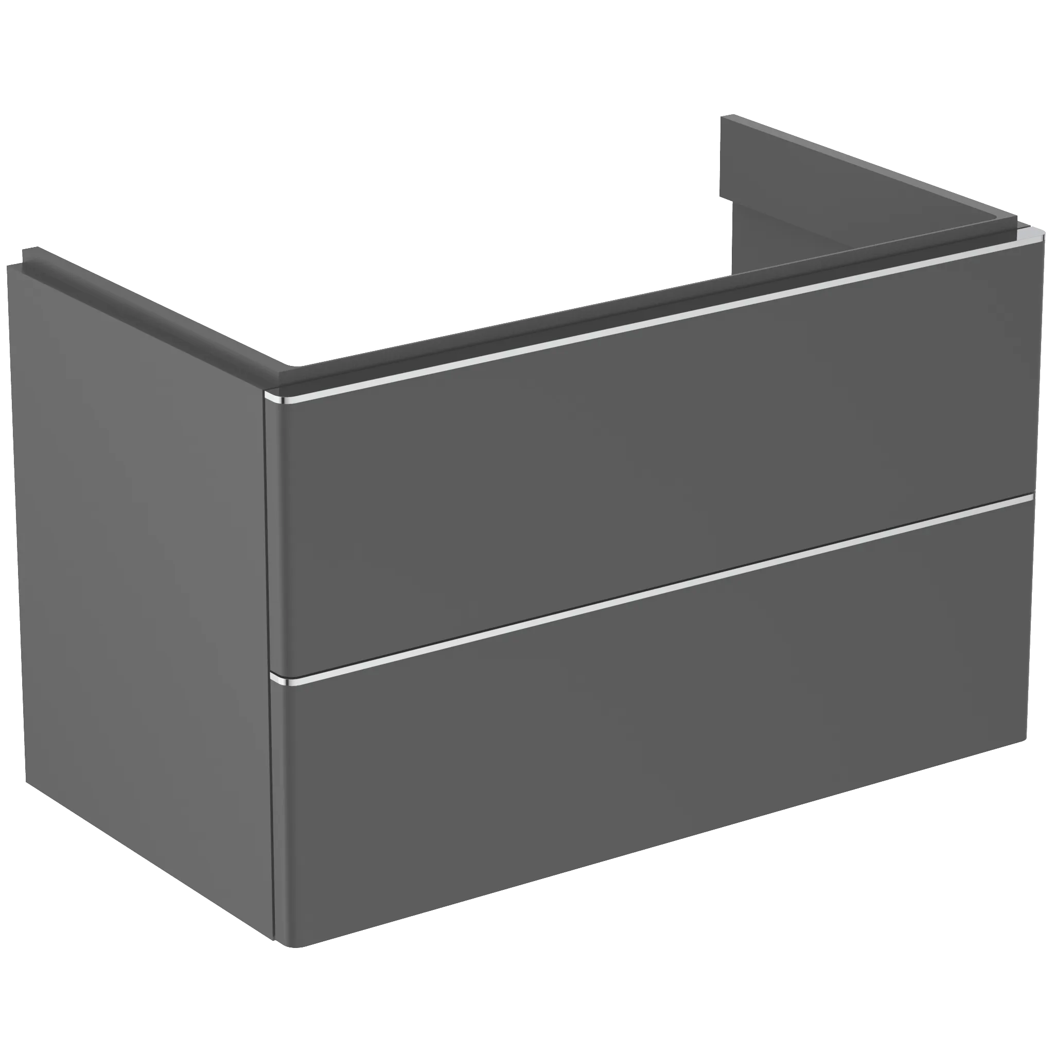 Ideal Standard Adapto Auszugsfront für Waschtischunterschrank, Anthrazit matt lackiert, 810 mm Breite