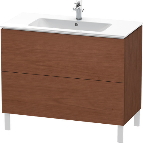 Duravit Waschtischunterschrank bodenstehend „L-Cube“ 102 × 70,4 × 48,1 cm