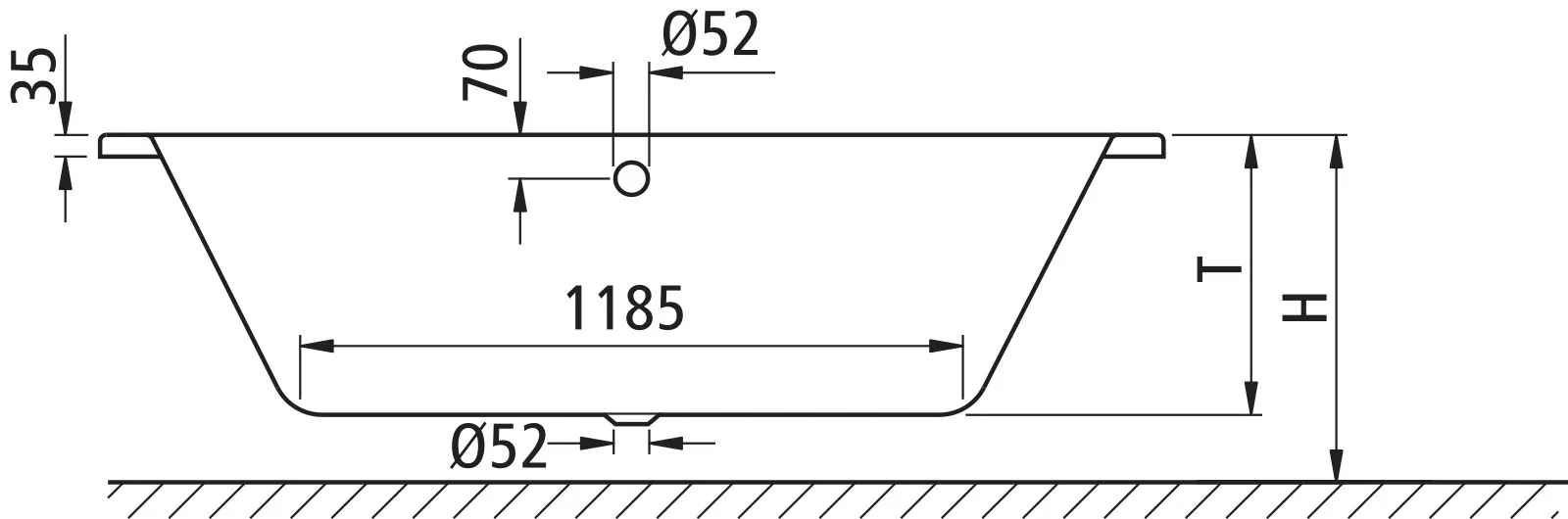 Kermi Duschdesign LIVORO VL1 Duobadewanne 1700x750 mm weiß mit Mittelablauf Kermi Duschdesign LIVORO VL1 Duobadewanne 1700x750 mm weiß mit Mittelablauf