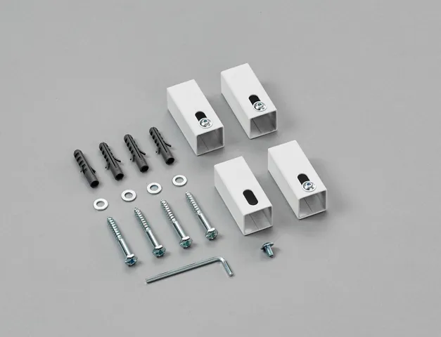 Zehnder Montageset für Elektroheizkörper „Quaro“ in Sonderlackierung Zehnder Montageset für Elektroheizkörper „Quaro“ in Sonderlackierung