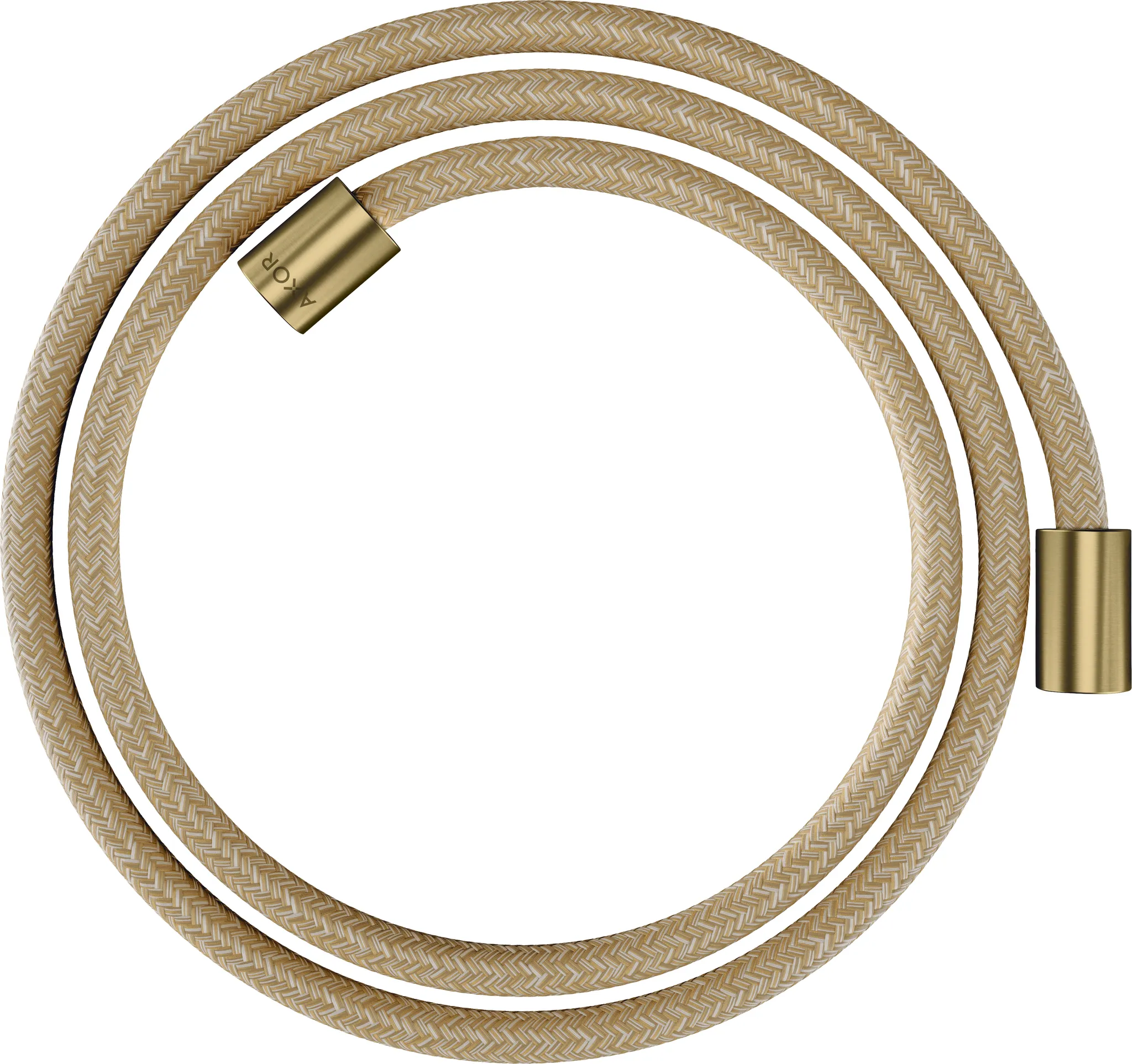 AXOR ShowerSolutions Textilbrauseschlauch 1,60 m mit zylindrischen Muttern Chrom