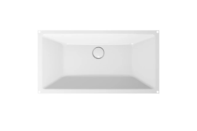 Unterbauwaschtisch „BetteLoft“, ohne Überlauf, ohne Hahnlochbohrung 74 × 38,6 cm in Edelweiß Unterbauwaschtisch „BetteLoft“, ohne Überlauf, ohne Hahnlochbohrung 74 × 38,6 cm in Edelweiß