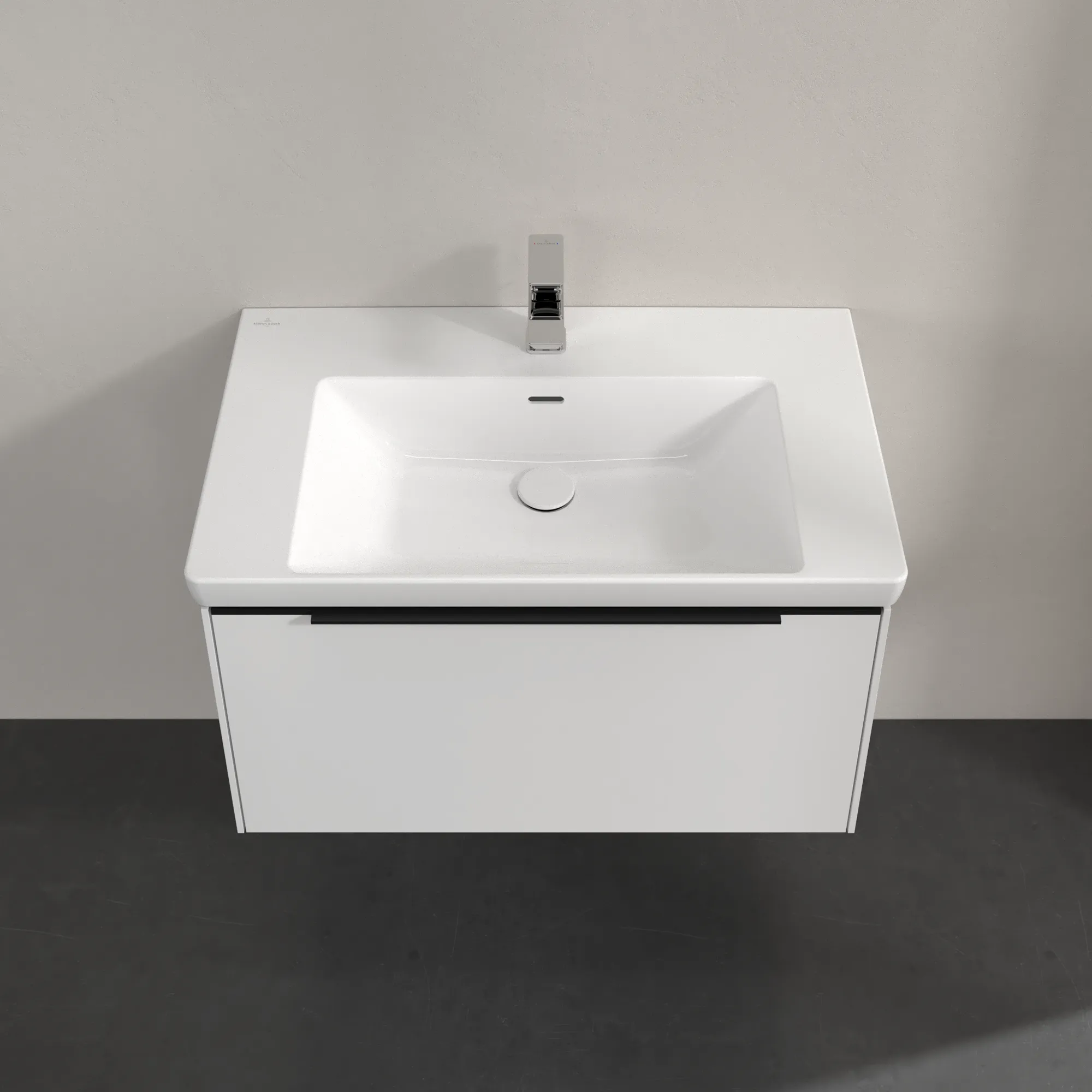 Villeroy & Boch Waschtischunterschrank „Subway 3.0“ für Schrankwaschtisch 772 × 429 × 478 mm Brilliant White, für Becken mittig