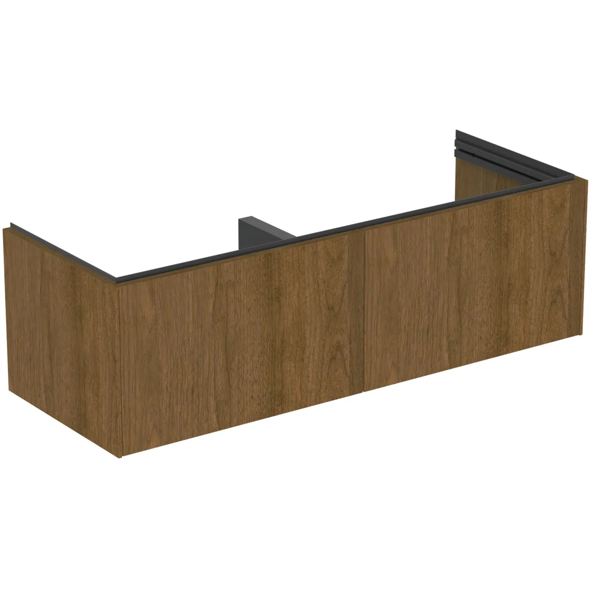 Ideal Standard Möbelwaschtischunterschrank Conca 1200x440mm Walnuss dunkel Ideal Standard Möbelwaschtischunterschrank Conca 1200x440mm Walnuss dunkel