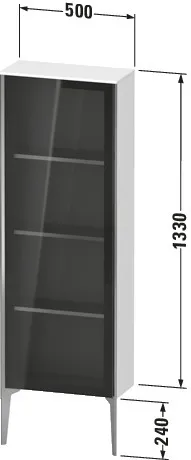 Duravit Halbhochschrank „XViu“ 50 × 133 × 24 cm