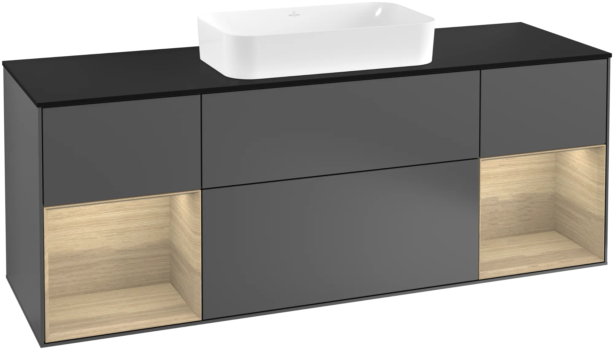 Villeroy & Boch Finion Waschbeckenunterschrank F33 1600x603x501mm Anthrazit