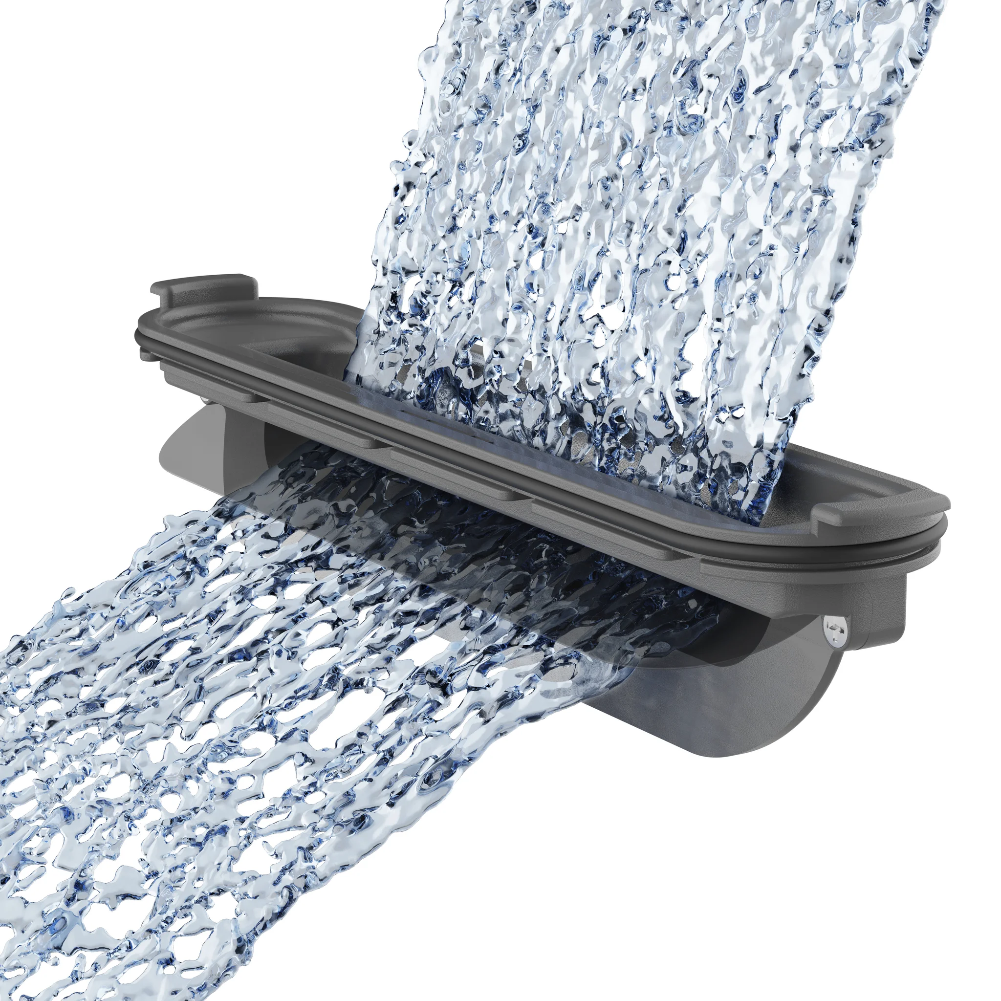 Hansgrohe RainDrain Rock Duschrinne 1000 mm, kürzbar und befliesbar Hansgrohe RainDrain Rock Duschrinne 1000 mm, kürzbar und befliesbar