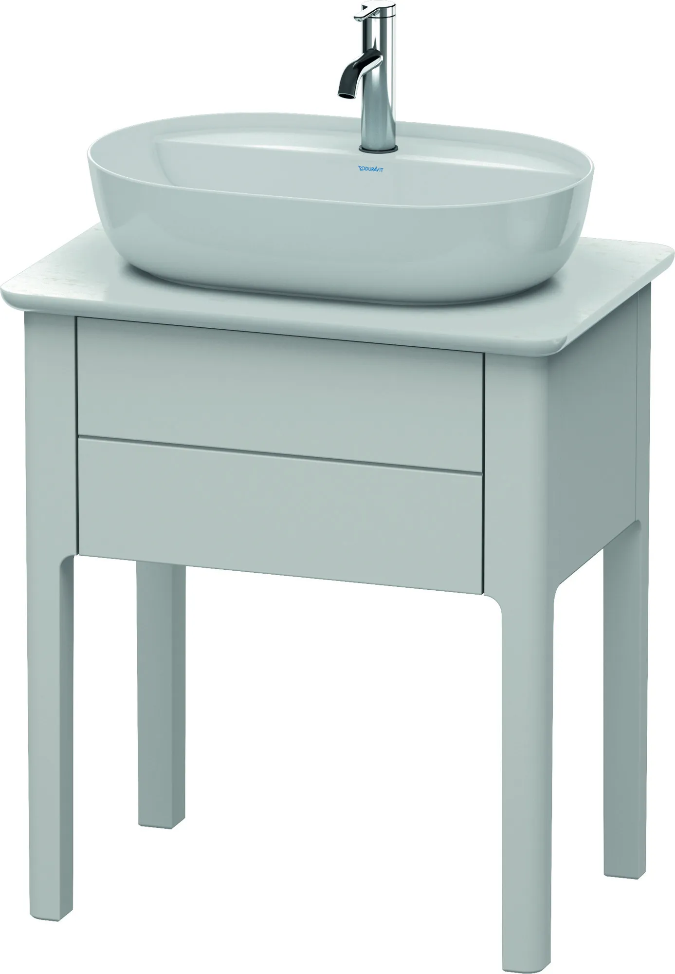 Duravit Waschtischunterschrank bodenstehend „Luv“ 63,8 × 74,3 × 45 cm Nordic Weiß Seidenmatt Duravit Waschtischunterschrank bodenstehend „Luv“ 63,8 × 74,3 × 45 cm Nordic Weiß Seidenmatt