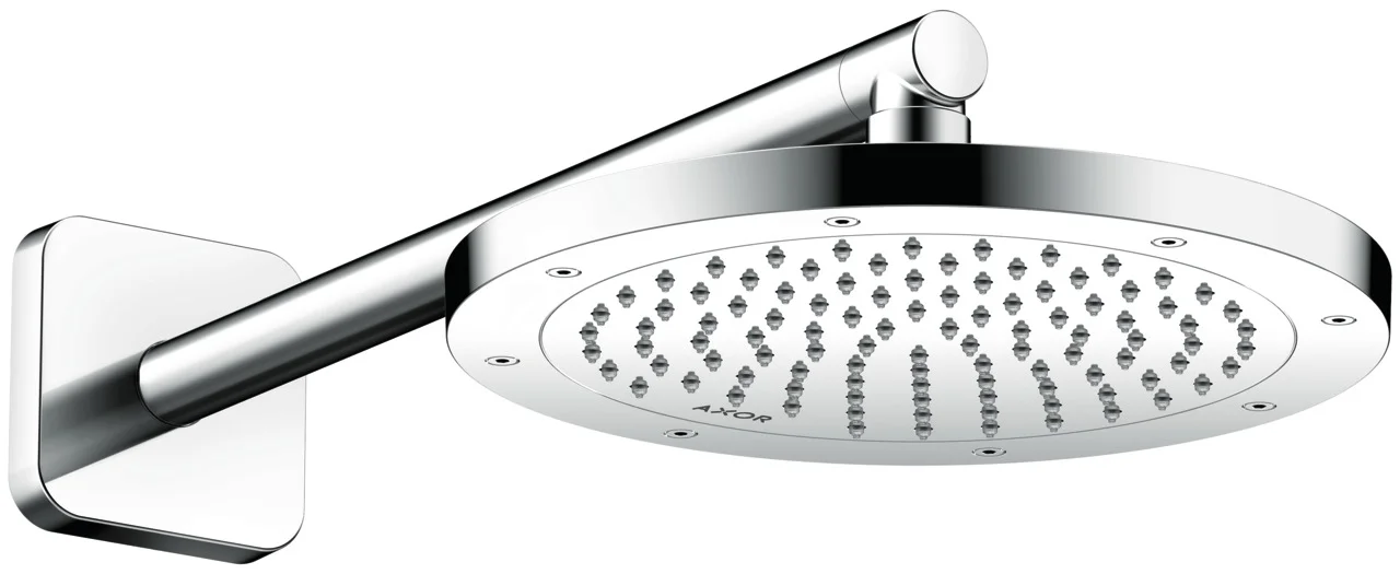 Hansgrohe AXOR ShowerSolutions Kopfbrause 245 1jet EcoSmart Chrom, 245 mm, verstellbarer Winkel, abnehmbar zur Reinigung, G 1/2 Anschluss Hansgrohe AXOR ShowerSolutions Kopfbrause 245 1jet EcoSmart Chrom, 245 mm, verstellbarer Winkel, abnehmbar zur Reinigung, G 1/2 Anschluss