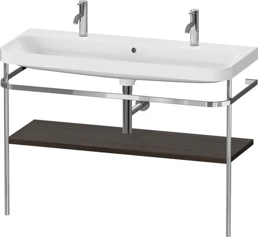 Duravit Waschtischunterschrank c-shaped Set mit Metallkonsole „Happy D.2 Plus“ 117,5 × 85 × 49 cm